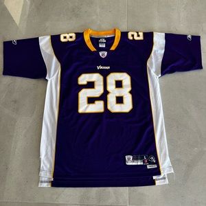 Adrian Peterson Authentic NFL Jersey Large 100% Polyester RARE Equipment